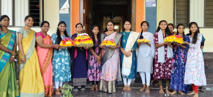 Bathukamma celebrations at Government Polytechnic