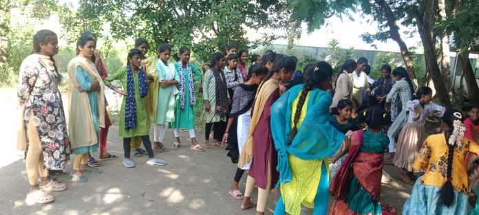 Bathukamma celebrations at the library