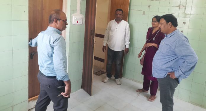 District Medical Officer inspects primary health center