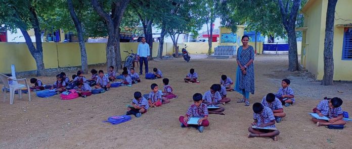 Drawing competition for students