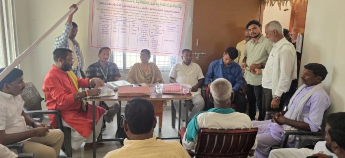 Free eye camp at the mandal center