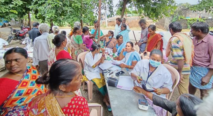 Free medical camp organized by Jai Bhim Youth