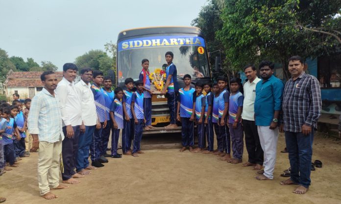 Ganesh immersion at Siddhartha School..