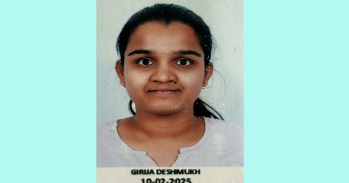 Girija Deshmukh secures MBBS seat