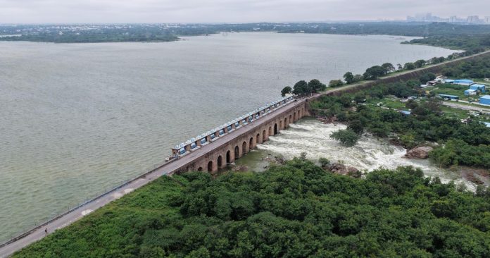 Godavari calmed down