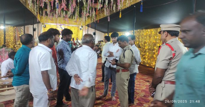 Inspections of Durga Mata Navratri Mandapams