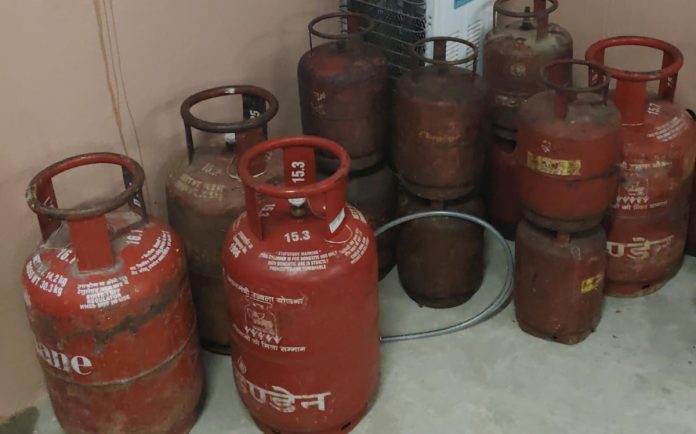 Illegal cylinders seized in Choutuppal
