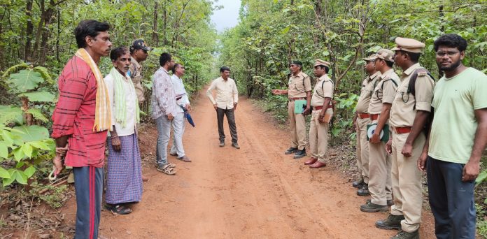Kishan Raopalli road difficulties cleared of obstacles!