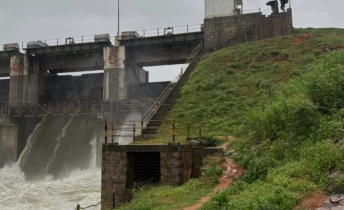 Little water inflow to Kaulas Nana project..