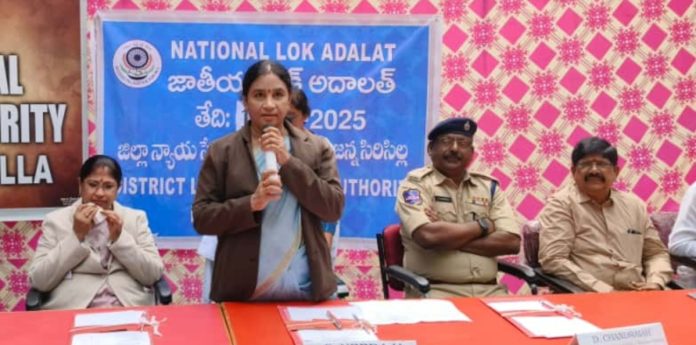 Lok Adalat is useful in eliminating hostilities.