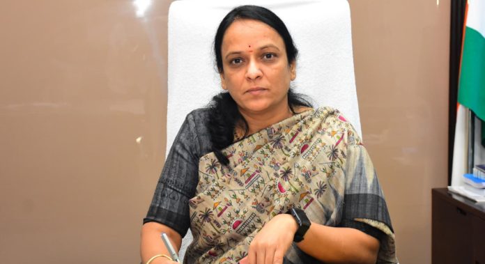 M. Haritha takes charge as District Collector
