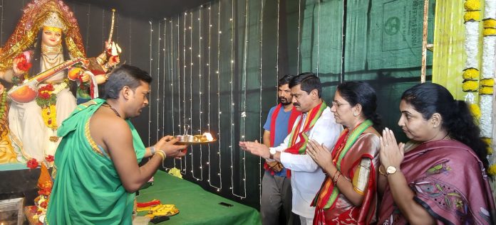 MLA performs special pujas at Peddammathalli temple