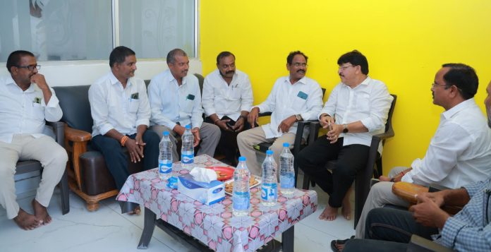 MLA visits his aides family members