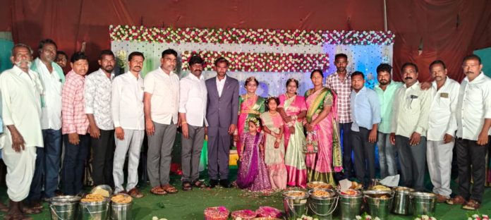 MLAs blessings to the children..