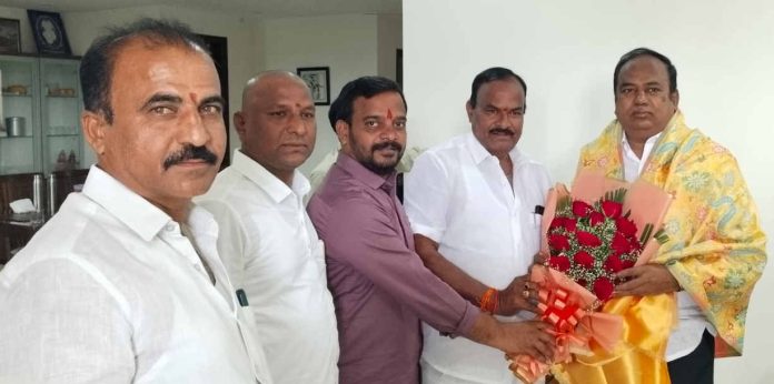 Muppaganga Reddy appointed as Nizamabad Market Committee Chairman
