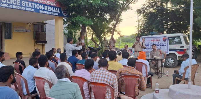 Peace Committee meeting at Renjal Police Station..