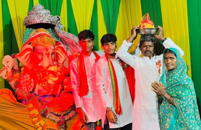 Peaceful Ganapaiya immersion