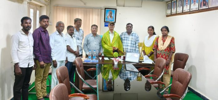 Praveen Kumar as Person-in-Charge Officer of Chandupatla Cooperative Bank