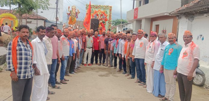 Public Ganesh procession begins..