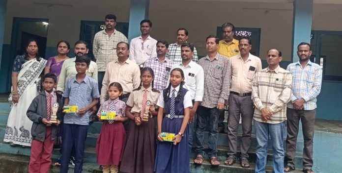 Quiz competitions for students at Mandal level