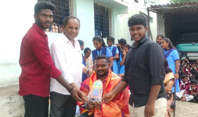 Reaching the national level with the encouragement of the teacher