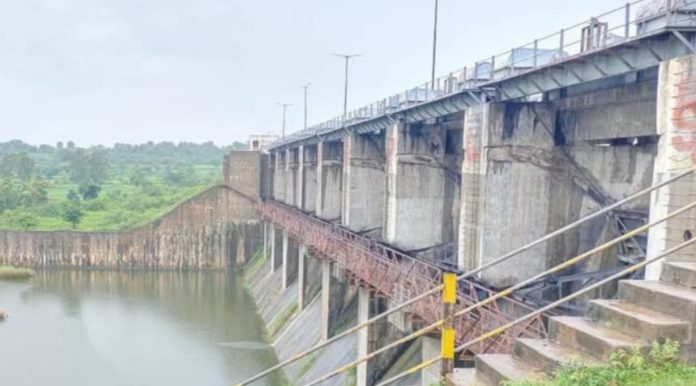 Reduced flood inflow to the Kaulas Nala project..