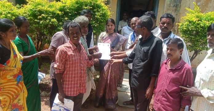 Request to Tahsildar for pension increase