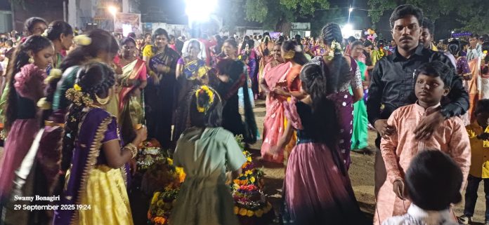 Saddula Bathukamma celebrations..