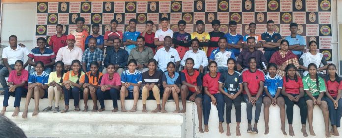 Selection of sub-juniors boys and girls kabaddi teams