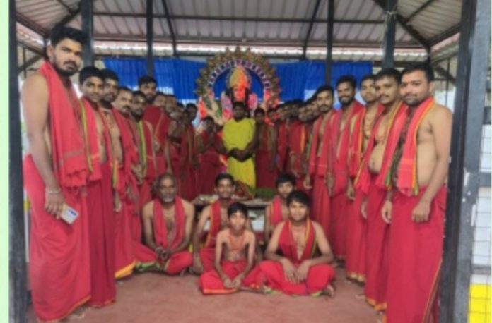 Solemn worship of Goddess Durga