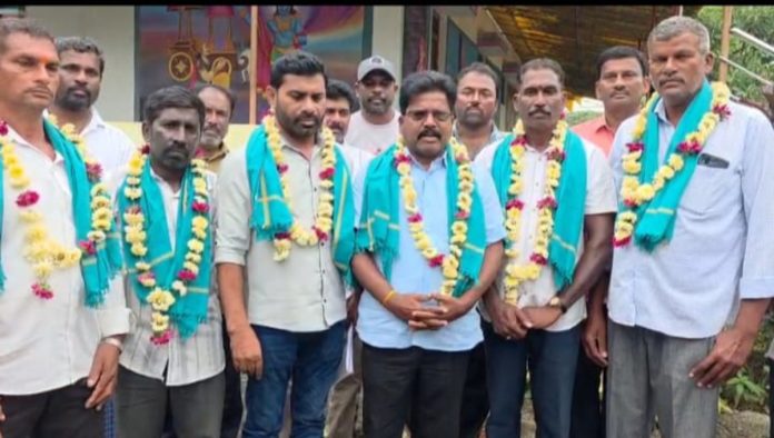 Sripati Dattu as the President of Indal Vai Mandal Rajaka Committee
