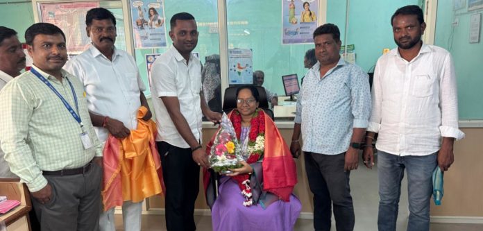 Telangana Gramin Bank Manager receives a grand honor..
