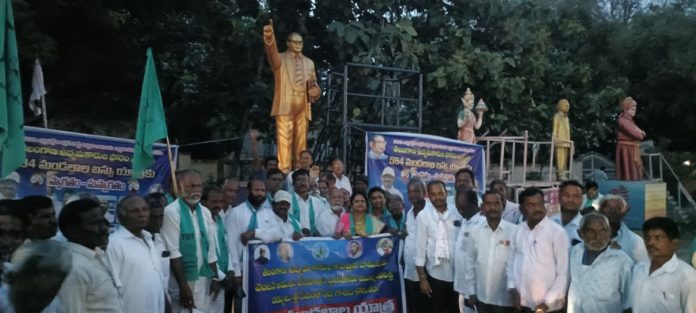 Telangana activists bus trip