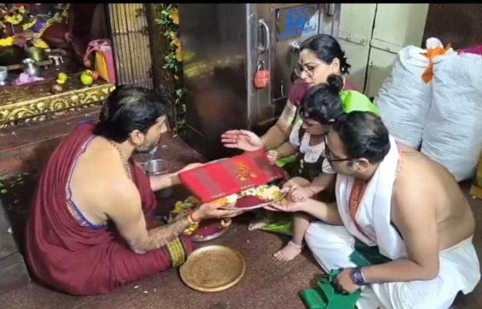 The Collector couple visited the Goddess..