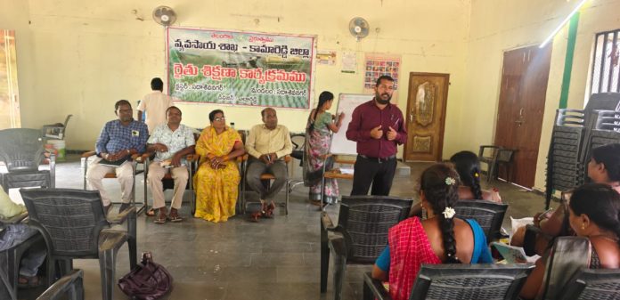 Training on bookkeeping for village associations.