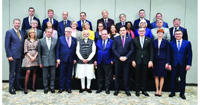 Modi holds talks with European leaders on India-EU summit