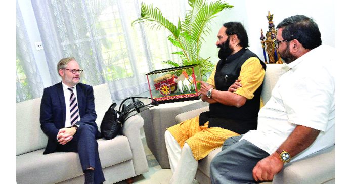 Danish Ambassador meets Minister Uttam