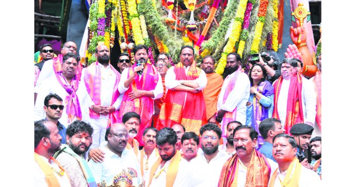 The Ganesh festival is remembered for the Khairatabad Ganesha.