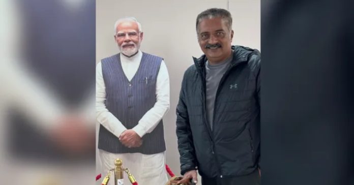 Met Modi but didn't speak: Prakash Raj