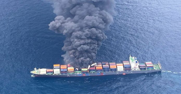 Fire breaks out on commercial ship off Gujarat coast