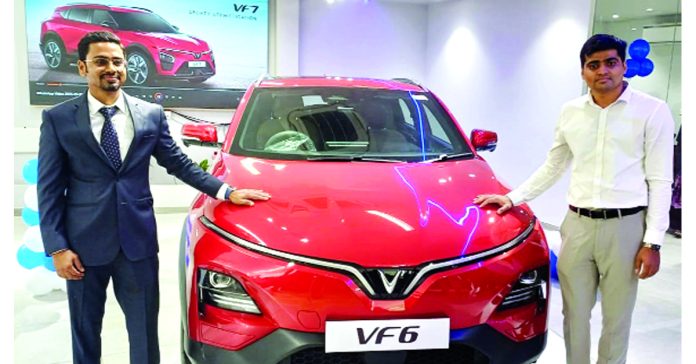 Winfast India in Hyderabad..VF6, VF7 premium electric vehicles