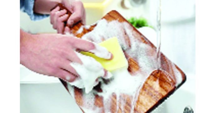 Be careful with the chopping board...