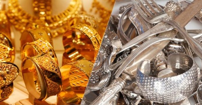 Silver has increased significantly.. What is the price of gold?
