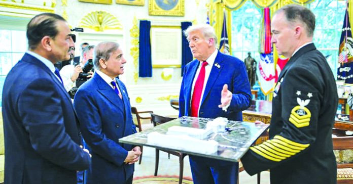 Shahbaz meets Trump