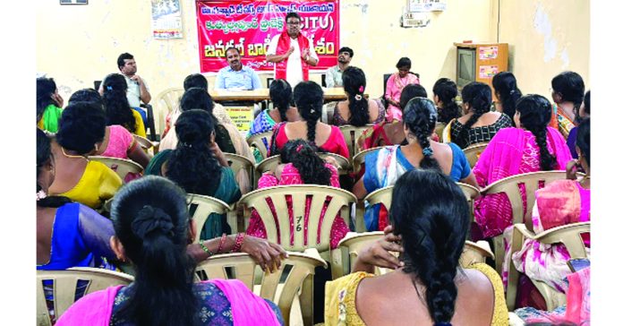 Struggle is the only way to save the Anganwadi system: Paladugu Bhaskar