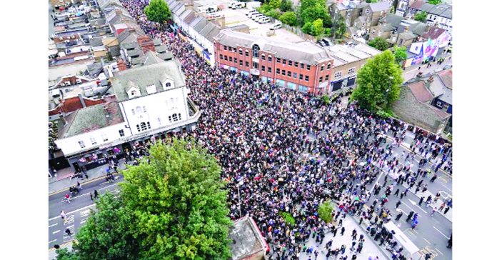Massive anti-immigration rally in London
