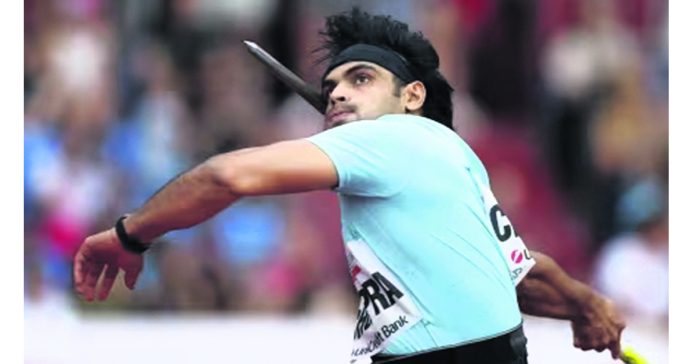 Neeraj Chopra in the final
