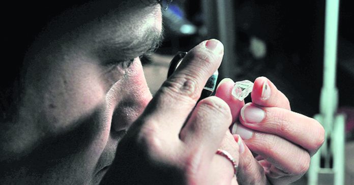 Polished diamond exports fall by 20 percent