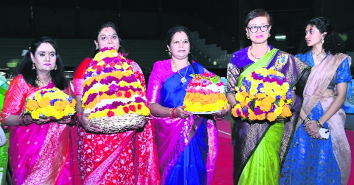 Bathukamma is a symbol of our cultural heritage.