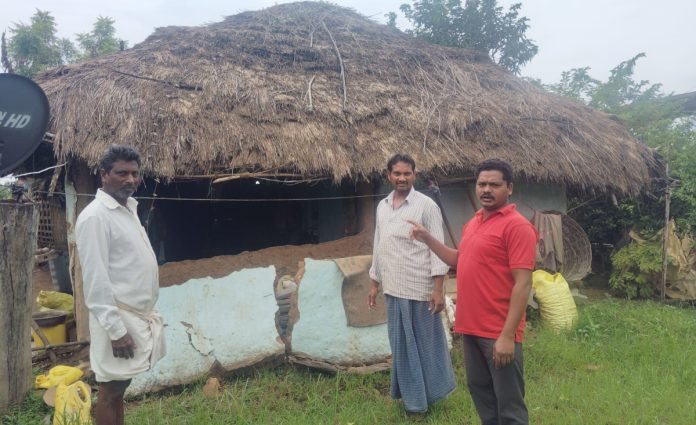 We need to support a family whose house wall has collapsed.